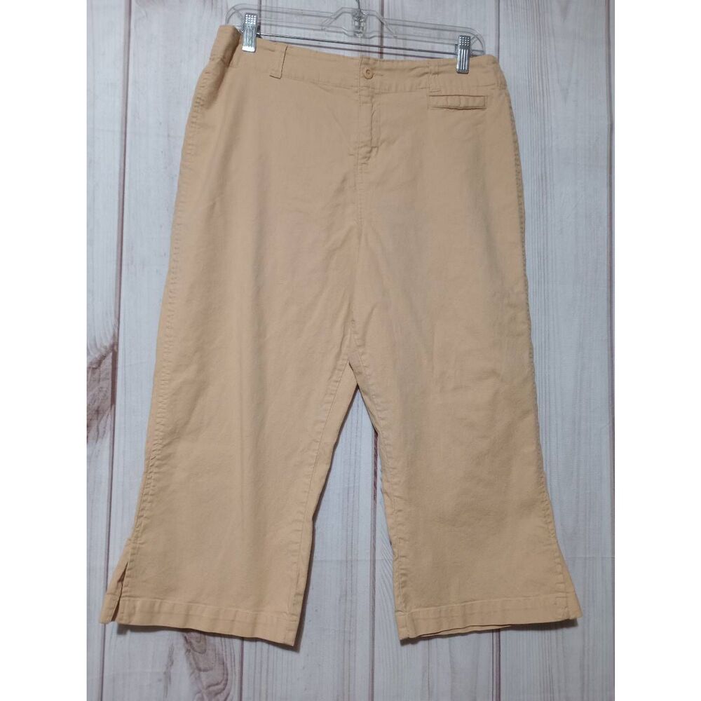 Woolrich Pants Ladies 10 Capri Yellow